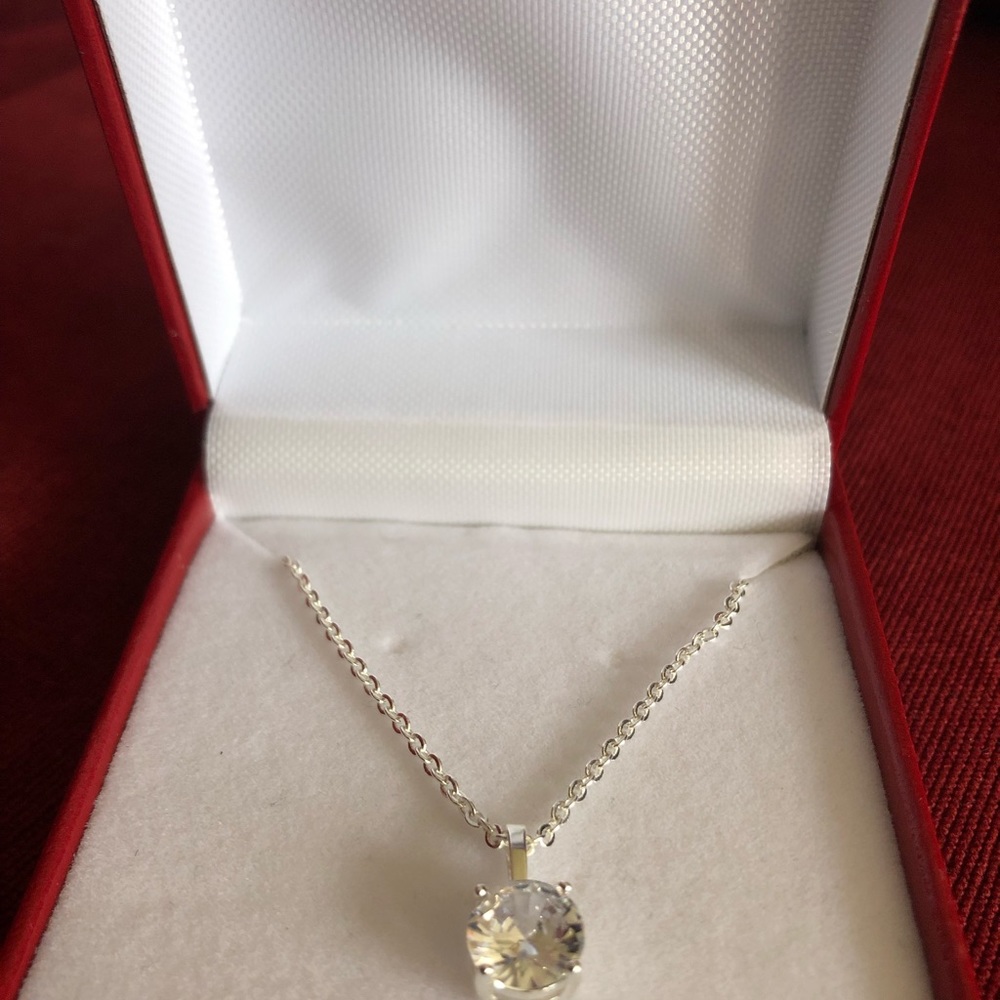 Luciana Rose Couture Silver Stud Pendant